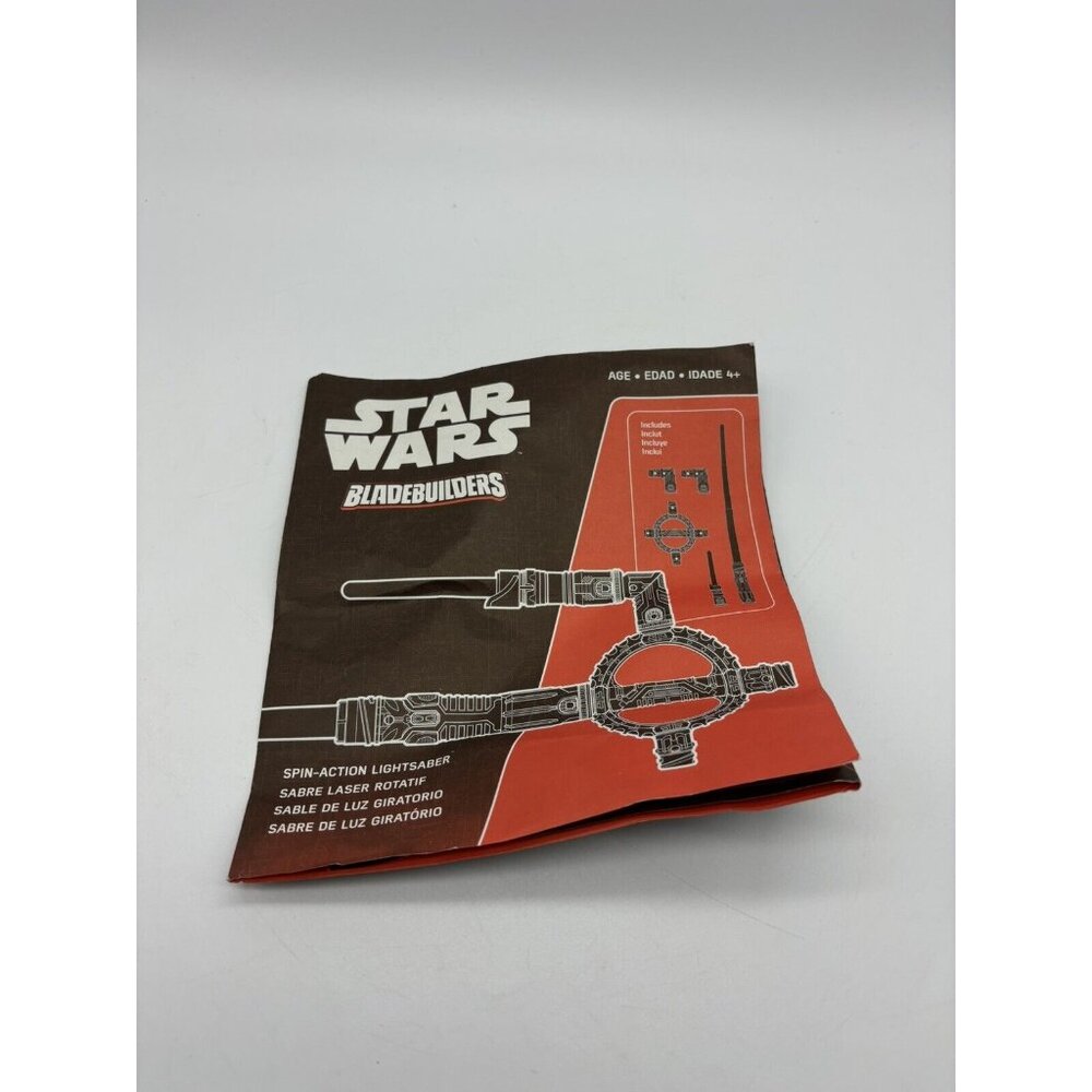 Star Wars Hasbro Bladebuilders Spin Action Lightsaber w Attachments 6 Parts Work - Picture 6 of 16